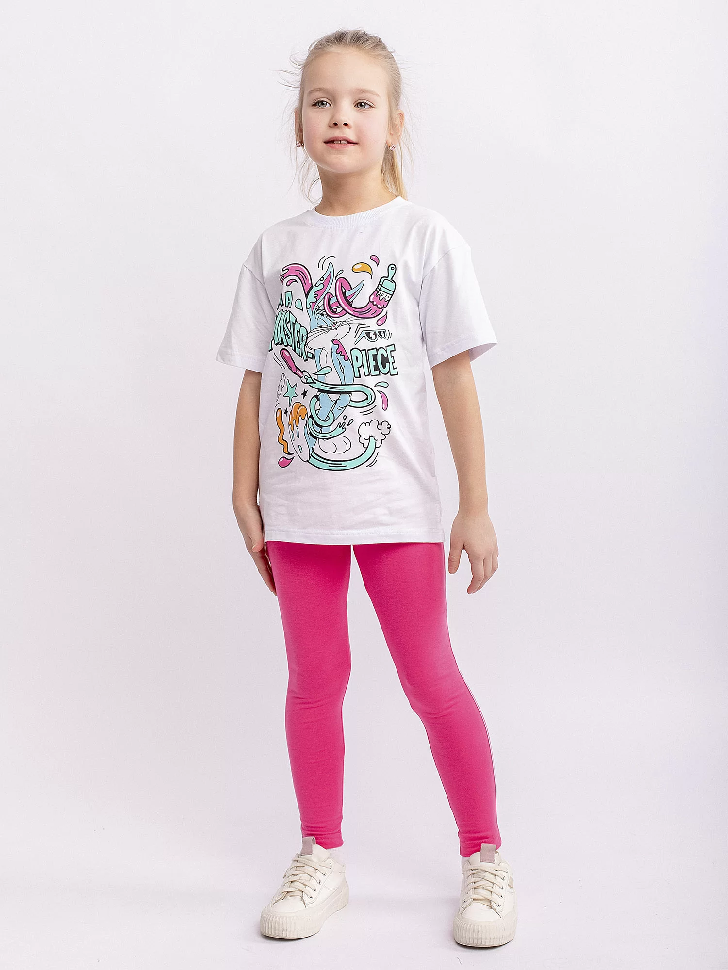 Комплект футболка и леггинсы для девочки (0029_ЛС22)