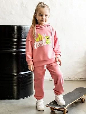Комплект худи и брюки для девочки Литл (120-23ф)